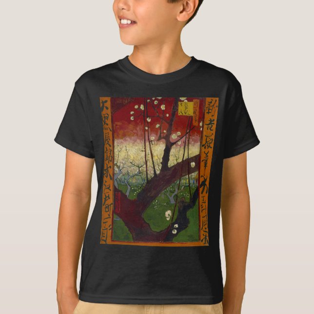 T-shirt La japonaise de Van Gogh après Hiroshige (Devant)