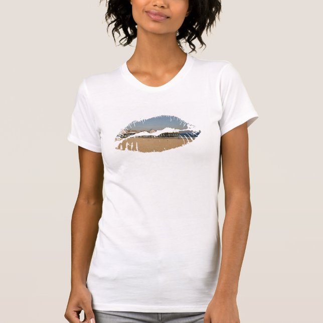 T-shirt La jetée d'Old Orchard Beach (Devant)