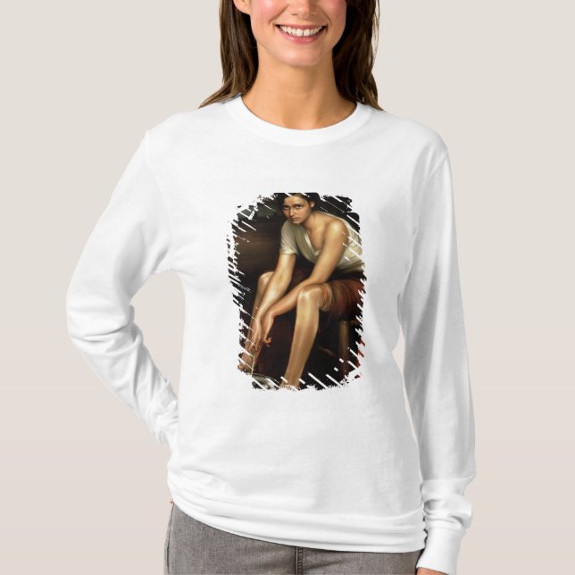 T-shirt La jeune fille de attirance (Devant)