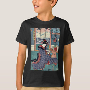 T-shirt La jeune fille du magasin de vins et de spiritueux