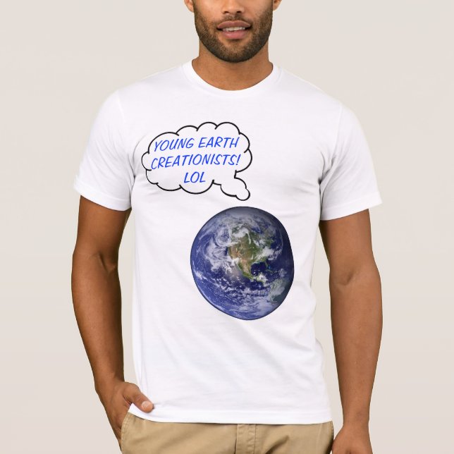 T-shirt La jeune terre riante (Devant)