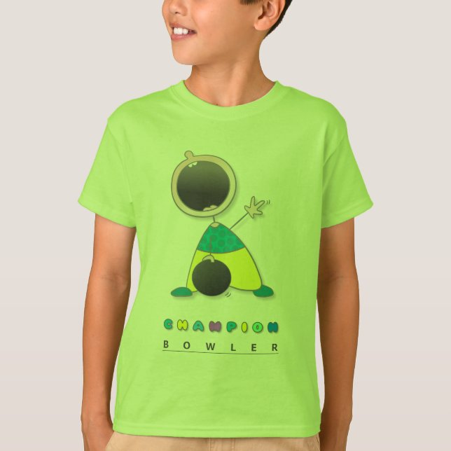 T-shirt La jeunesse badine le bowling (Devant)