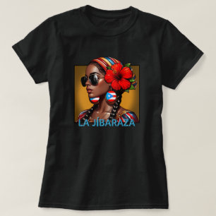 T-shirt La Jibaraza 4 – Jíbara Portoricaine • Boricua
