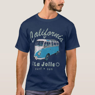 T-shirt La Jolla Californie Surf Vintage Van