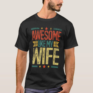T-shirt La Journée des parents est géniale comme ma femme