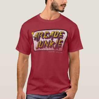 T-shirt La junkie d'Arcade. toxicomane depuis 1980
