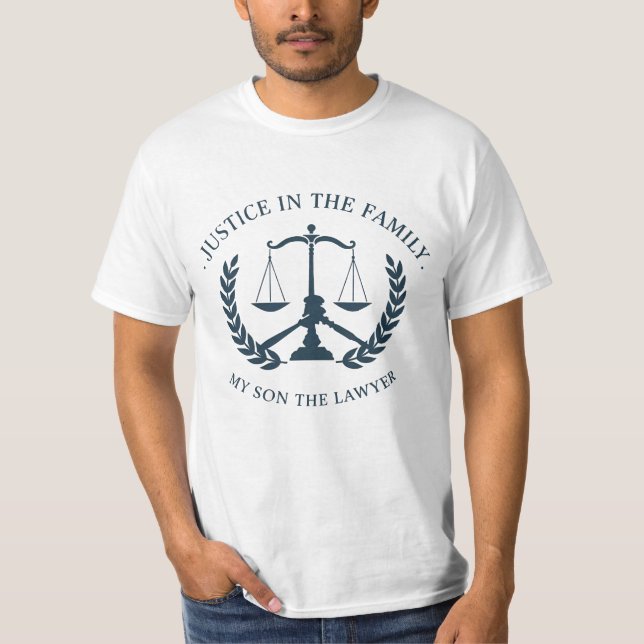 T-shirt La justice dans la famille (Devant)