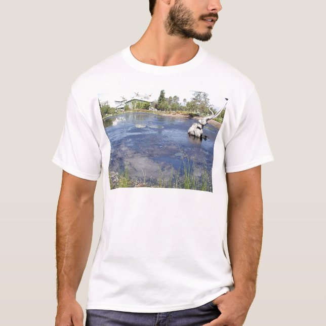 T-shirt La La Brea Tarpits accumule des musées (Devant)