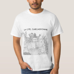 T-shirt La La citent, Carcassonne