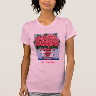 T-shirt La La luttent la camisole rose d'en