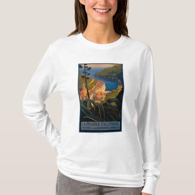 T-shirt La la Riviera Italienne (Devant)