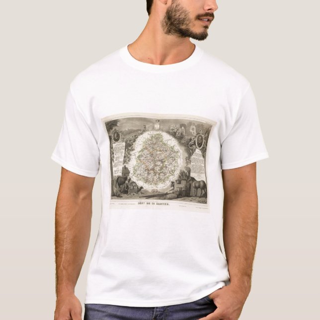 T-shirt La la Sarthe du service De (Devant)