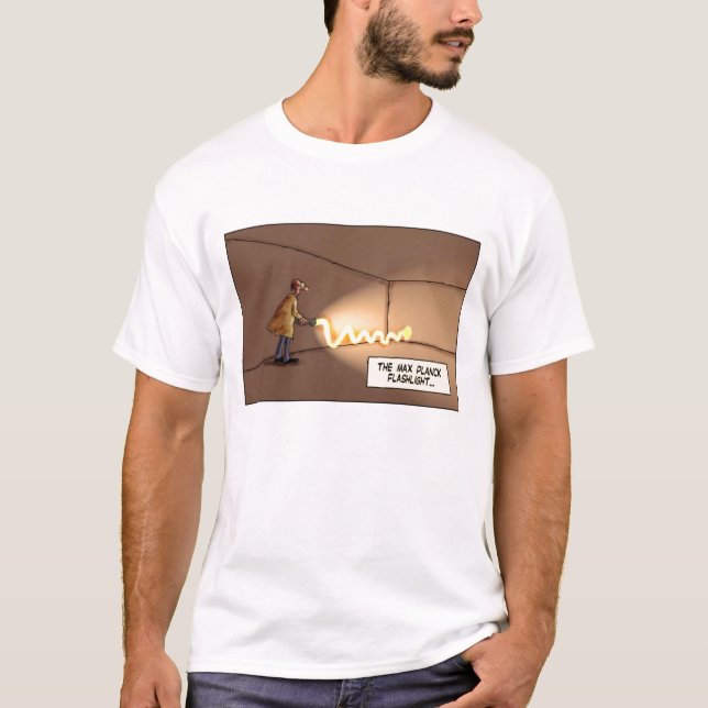 T-shirt La lampe-torche de Max Planck (Devant)