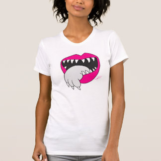 T-shirt La langue a obtenu votre chat par Jesse Lebon