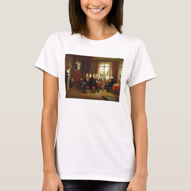 T-shirt La leçon de musique (Devant)