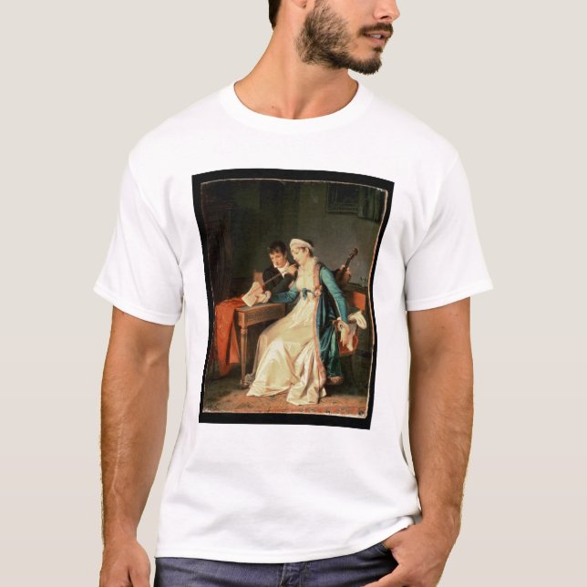 T-shirt La leçon de musique, 1790 (Devant)