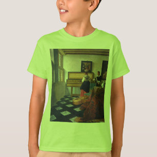T-shirt La leçon de musique de Johannes Vermeer (vers 1663