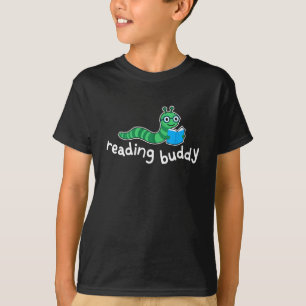 T-shirt La lecture de boudddy Cute livre avec livre