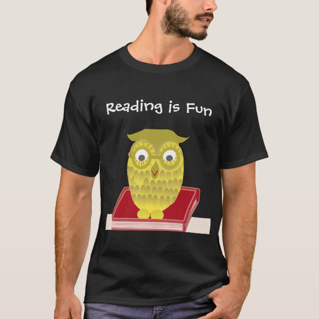 T-shirt la lecture est amusement (Devant)