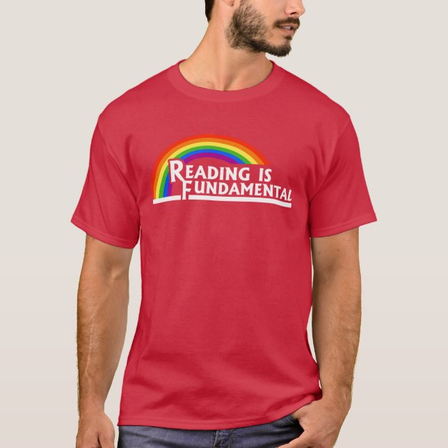 T-shirt La lecture est fondamentale (Devant)