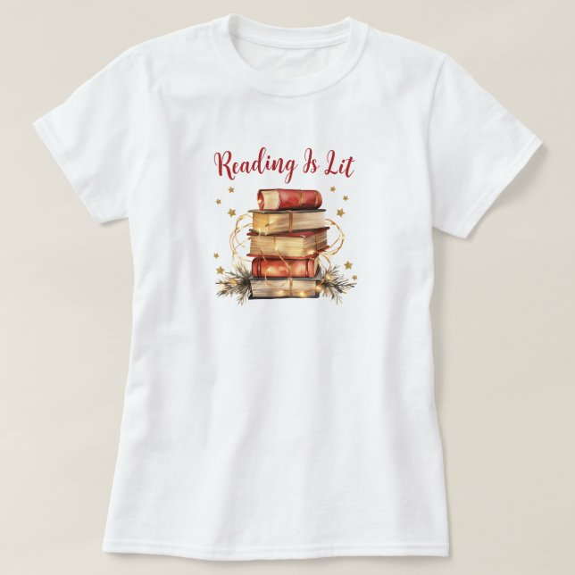 T-shirt La lecture est formidable, amoureux des livres (Design devant)