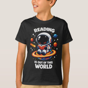 T-shirt La lecture est hors de ce monde