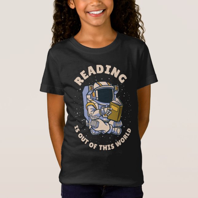 T-Shirt La lecture est hors de ce monde (Devant)