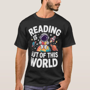 T-shirt La lecture est hors de ce monde drôle de livres d'
