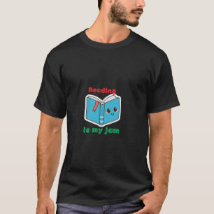 T-shirt La lecture est ma confiture - Joli livre design am