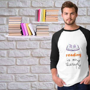 T-shirt la lecture est ma thérapie