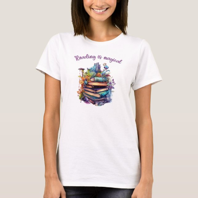 T-shirt La lecture est magique (Devant)