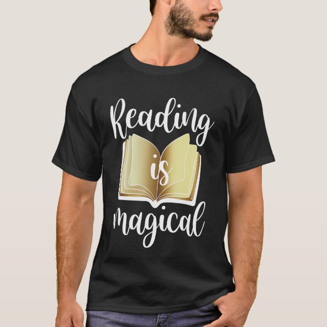 T-shirt La lecture est magique (Devant)