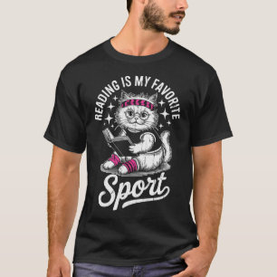 T-shirt La lecture est mon sport préféré