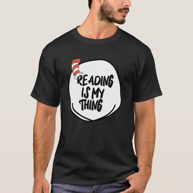 T-shirt La lecture est mon truc Bookworm Lecture livre (Devant)