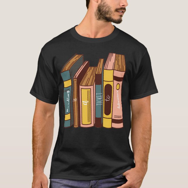 T-shirt La lecture est un billet pour l'aventure (18) (Devant)
