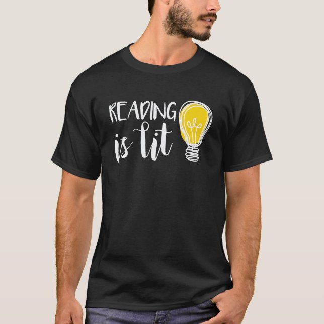T-shirt La lecture est un professeur d'anglais lit Pour le (Devant)