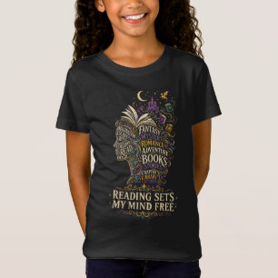 T-Shirt La lecture libère mon esprit pour les amoureux des