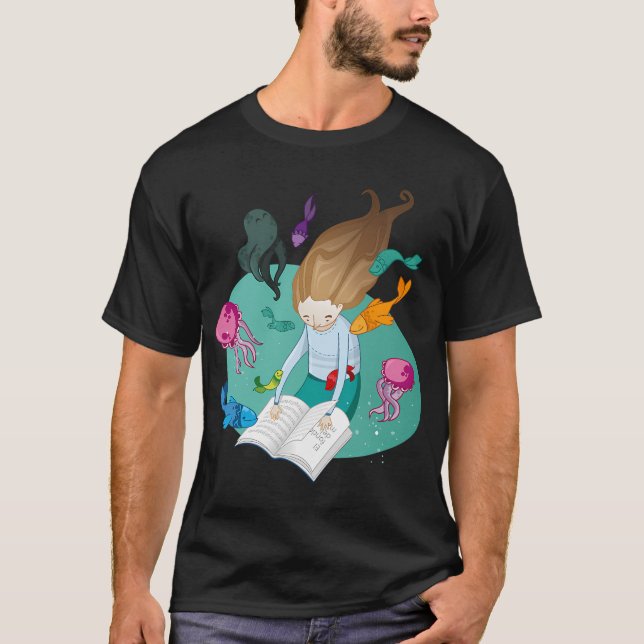 T-shirt La lecture vous transporte. (Devant)