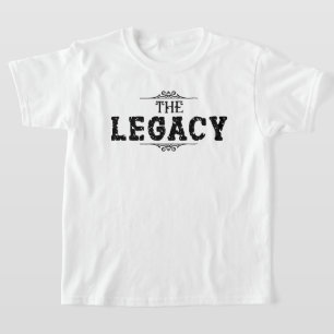 T-shirt La Legacy Fête des Pères Unisexe Enfants Blanc