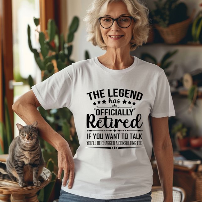 T-shirt La légende a officiellement retiré la retraite fuu (Créateur téléchargé)