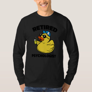 T-shirt La légende a pris sa retraite Psychologue  