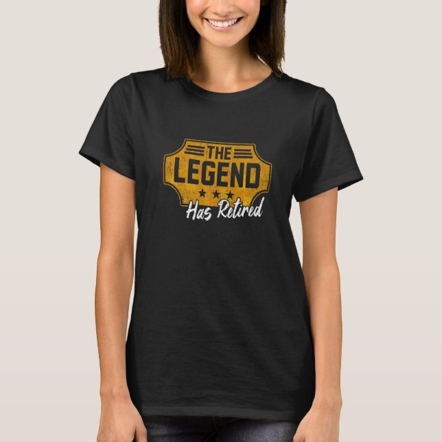 T-shirt La Légende A Retraité (Devant)