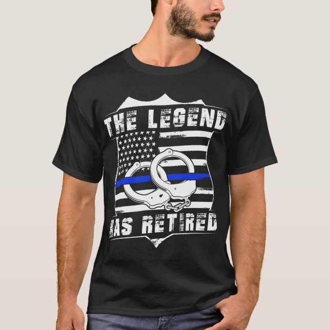 T-shirt La Légende A Retraité (Devant)