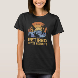 T-shirt La Légende A Retraité Bicycle Messenger 1