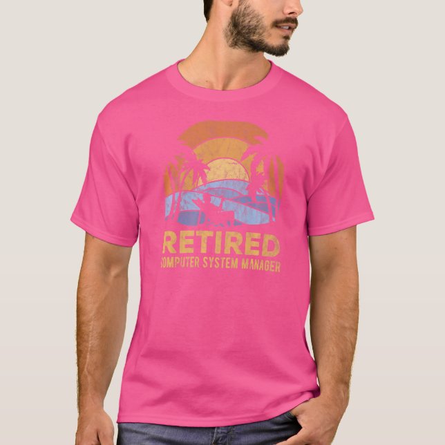 T-shirt La Légende A Retraité Computer Support Specialist (Devant)