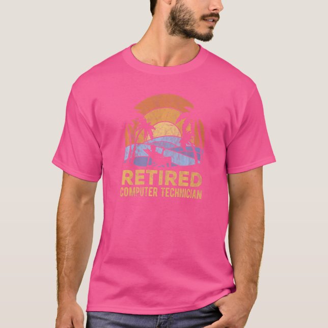 T-shirt La légende a retraité Computer System Manager 1 (Devant)