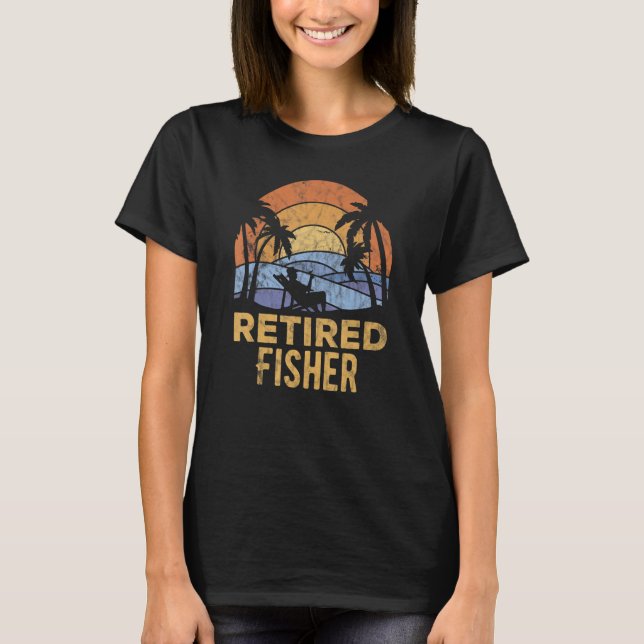 T-shirt La Légende A Retraité Fisher (Devant)