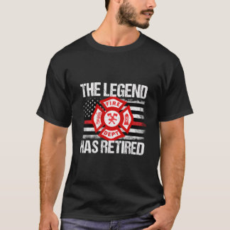 T-shirt La légende a retraité la partie de retraite des po