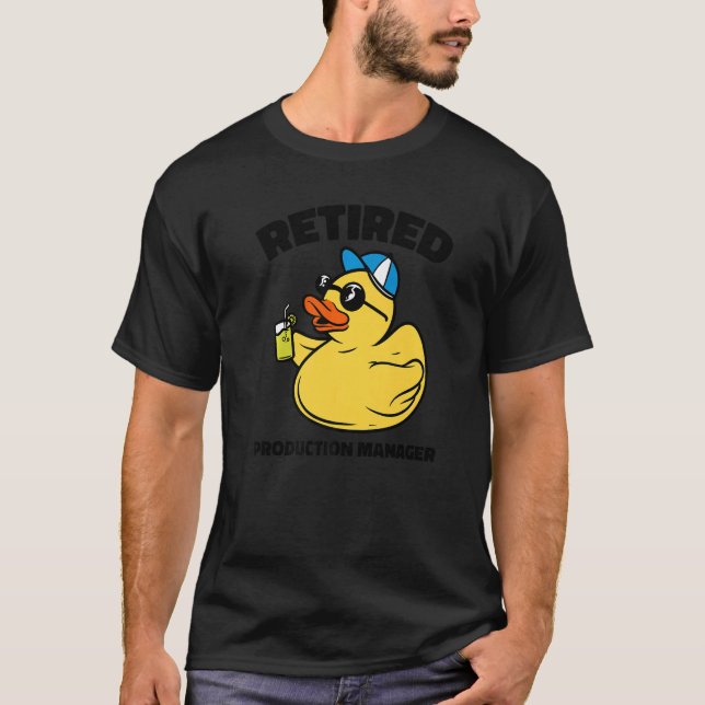 T-shirt La Légende A Retraité Production Manager (Devant)