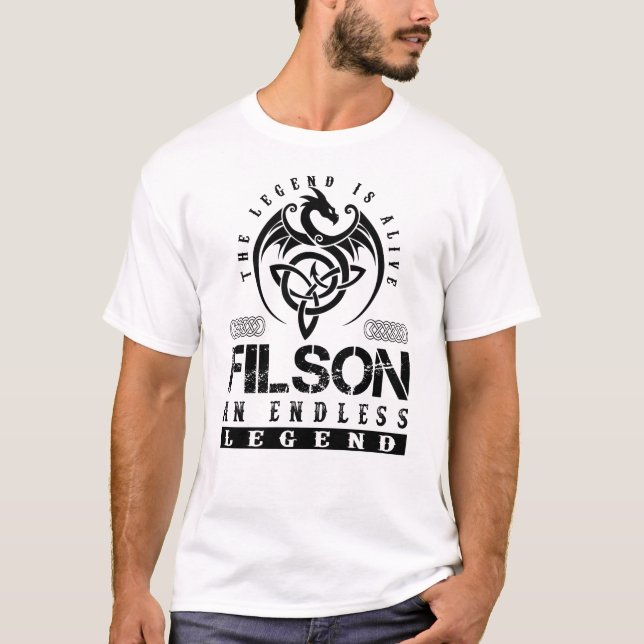 T-shirt La légende de FILSON est vivante (Devant)